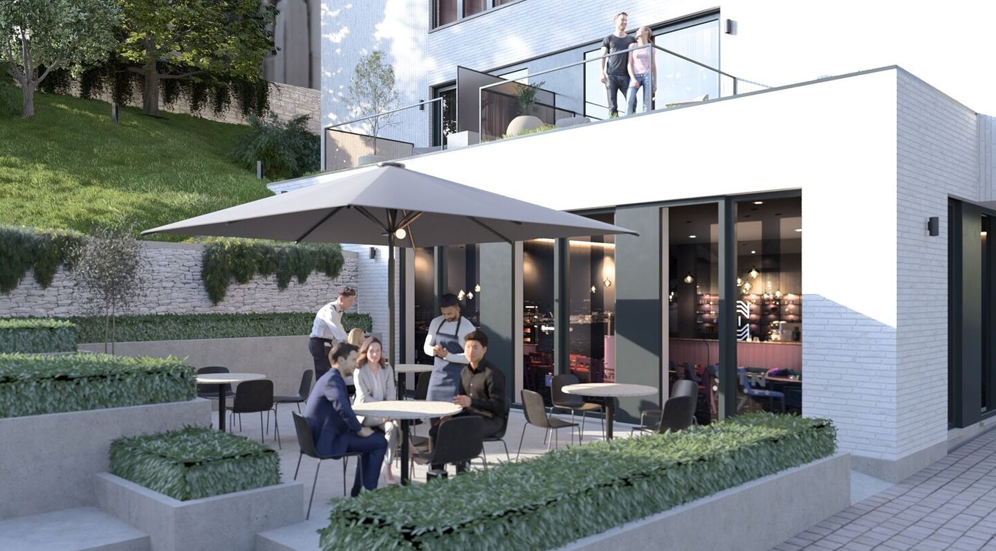 Commercial groundfloor for sale in Huldenberg